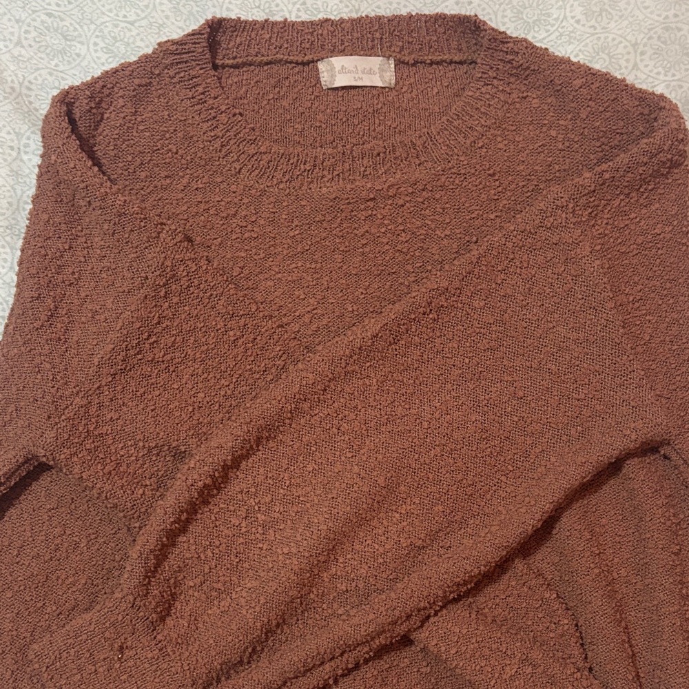 Altar'd State Textured Brown Sweater Size S/M - Picture 8 of 12